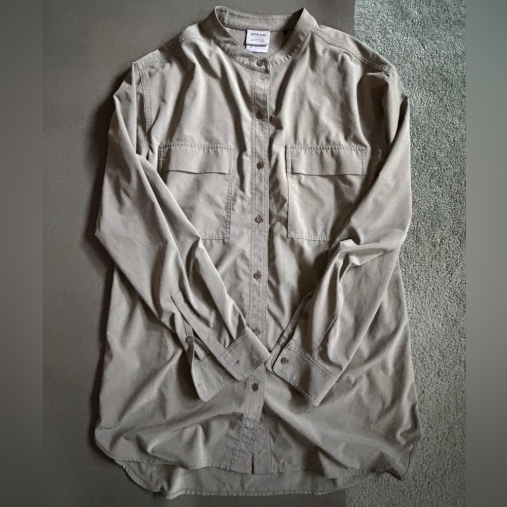 PrAna Button Up Top